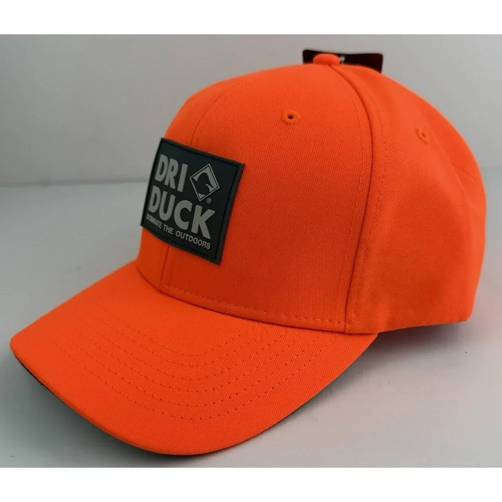 DRI Duck 3D Buck Blaze Hat Orange/Black‎ Low Profile Embroidered 3321 OSFM NWT